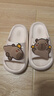 土豆屋儿童拖鞋中大童小孩室内外防滑软底亲子卡皮巴拉凉拖鞋 米白210码 实拍图