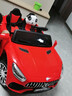 萌娃宝贝（PRETTY BABY）儿童电动车1-3-5岁可坐人仿奔驰电动汽车带遥控宝宝四轮玩具童车 标配+红色+双驱+12V4.5A电瓶 实拍图