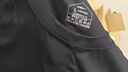 拇指白小T三代水云棉短袖纯棉T恤男白小丅百搭免烫打底衣服 黑色女款 L 实拍图