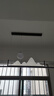 领风山水餐厅灯新中式长条吊灯现代简约山峦映月茶室吊灯北欧餐桌灯具 1337-黑色-100cm-100cm-遥控TM 实拍图