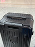 普娜米行李箱大容量高颜值女学生结实耐用多功能大号密码旅行拉杆箱包男 暗夜黑【杯架+充电口+手机支架】 24英寸 中短途推荐 实拍图