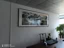 菲伦美国画山水画聚宝盆客厅装饰画办公室挂画风景靠山图书房茶室壁画 聚宝盆锦绣山川 48*118cm相纸+典雅红褐实木框 实拍图
