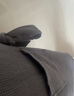 洁丽雅（Grace）抗菌防螨浴袍纯棉吸水浴衣简约家居汗蒸服华夫格男女睡袍 实拍图