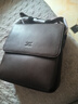 七匹狼七匹狼头层牛皮翻盖单肩包男士商务休闲立体大容量真皮斜挎公文包 实拍图