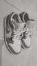 耐克NIKE篮球鞋男女同款小迪奥AJ1 JORDAN 1运动鞋DC0774-105白灰37.5 实拍图