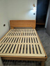 原始原素实木床橡木北欧简约主卧室大双人床1.5x2米高体床+床垫10cm-L701G 实拍图