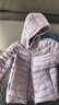 鸭鸭（YAYA）2023年秋冬轻薄羽绒服女短款百搭连帽保暖外套 紫色 M  实拍图