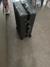 狄斯顿保罗  铝框行李箱男女新款拉杆箱万向轮拉杆箱大容量旅行箱登机密码箱 深灰色-加厚合金框【箱体可坐人】 28英寸 实拍图