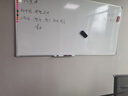 挂式单白白板写字板小黑板家用教学可擦写磁性双面儿童涂鸦墙小黑板家用教学可移动大白板留言画板 100*200cm单白板+12贴6笔4钉1擦1笔拖 实拍图