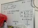 AUCS50*70cm白板写字板挂式悬挂挂墙黑板家用贴墙教学墙面 磁吸磁性办公会议室教室小白板黑板J5070L 实拍图
