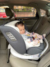 innokids儿童安全座椅婴儿0-4-12岁汽车360度旋转i-size认证通风IK18 智能款雾凇灰【智能通风加热】 实拍图