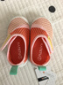 卡特兔童鞋婴儿学步鞋秋季儿童凉鞋软底网面宝宝鞋男女童幼儿园室内鞋 橙粉白 19 内长12.0cm 脚长11.0-11.5 实拍图