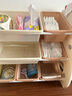 幼贝臣儿童玩具收纳架多层家用宝宝置物架玩具箱储物架组合分类整理神器 小号豪华版-收纳架+展示台-白色 实拍图