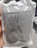 洁丽雅（Grace）一次性内裤男旅行纯棉户外免洗无菌内裤成人内裤灰色3条装男-4XL 实拍图