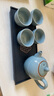 瓷牌茗茶具（cipaiming teaset） 茶具套装小套功夫茶壶便携一壶四杯家用会客泡茶器小茶台 哥窑天青一壶四杯+磁石干泡盘 实拍图