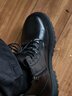回力官方马丁靴男靴秋季皮面防水厚底增高工装靴黑色靴子男 黑色43 实拍图