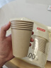 京东京造纯萃纸杯260ml*100只 一次性杯子 加厚食品级竹纤维商务家用水杯 实拍图