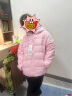 雪中飞童装儿童轻薄羽绒服男童新款中大童女童薄款外套冬 丁香粉 160 实拍图