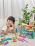 企驭儿童过家家玩具女孩子彩泥冰淇淋机手工DIY橡皮泥模具生日礼物 84件【桌布+围裙+收纳袋】36彩泥 实拍图