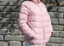 真维斯（JEANSWEST）羽绒服女轻薄短款冬季立领修身保暖显瘦加绒外套女粉色L 实拍图