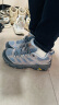 迈乐（Merrell）官方店男女款户外登山徒步鞋减震MOAB 3迈越者轻量防滑耐磨透气 J035896灰蓝（女） 39 实拍图