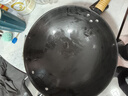 膳福记（shanfuji）传统老式生铁锅炒锅无涂层不粘锅农村家用铸铁平底燃气灶炒菜锅具 32圆底（送开锅服务） 32cm 实拍图