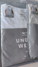 七匹狼【3件装】纯棉短袖t恤男圆领打底衫全棉宽松舒适透气运动汗衫 圆领-黑白灰 2XL -建议体重150-170斤 实拍图