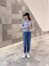 Lee【张凌赫代言】411舒适高腰小直脚中深蓝色水洗女牛仔裤A5662 中深蓝(25裤长) 26(100-110斤可选) 实拍图
