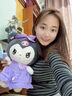 酷乐米玩偶 可爱萝莉裙库罗米毛绒玩具公仔床上陪睡抱枕美乐蒂玩 库洛米【紫色裙子】 中【41CM】热度99.8% 实拍图