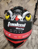 坦克（Tanked Racing）摩托车头盔T270揭面盔3C认证双镜片四季防雾安全帽 黑色 鹰  XL  实拍图