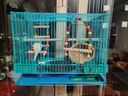 栗好嘉鸟笼鹦鹉笼子大全虎皮玄凤八哥画眉专用笼用品配件家用鸽子笼 中号40*27*30【套餐五】颜色备注 实拍图