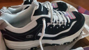 斯凯奇（Skechers）奥利奥熊猫鞋丨老爹鞋女经典黑白复古秋冬轻便潮流增高运动休闲鞋 【女款】黑色/白-BKW 36.5 实拍图