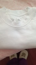 无印良品（MUJI）女式 紧密编织 运动衫 女士 女款 卫衣 圆领短款春季女装 上衣 白色 XL （165/92A） 实拍图