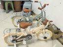 凤凰（Phoenix）儿童自行车3-4-6-10岁宝宝脚踏车男孩女孩童车折叠单车 仰望蓝灰色+一体轮-带后座款 16寸（建议身高110-130cm） 实拍图