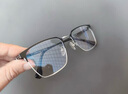 创果 进口老花镜男士高清防蓝光一线品牌正品中老年老花眼镜高档纯钛 【进口纯钛】8999黑银 防蓝光老花200度 实拍图