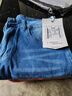 天丝牛仔裤男2025夏季薄款冰丝凉感直筒修身小脚裤弹力休闲长裤子 蓝色 30 【110-120斤】 实拍图