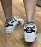 阿迪达斯【滔搏运动】三叶草贝壳头SUPERSTAR男女小白鞋金标复古潮休闲鞋 EG4958/偏大半码 40 实拍图