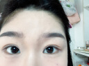 OVOLOOK美瞳日抛10片小直径蓝黑棕色自然日常2025一次性隐形眼镜网红学生 黑茶水晶14.0【日抛10片】 100度 实拍图