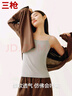 三枪【新疆弹力棉】圆领女吊带衫纯色背芯内搭薄款无袖打底衫 实拍图