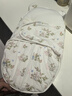 全棉时代初生婴儿抱被纯棉防惊跳新生儿包被宝宝防踢被64×35cm 春日庄园 实拍图