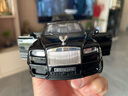 中精质造仿真劳斯莱斯库里南合金车模型摆件劳斯莱斯轿车汽车模型礼物 1:32库里南黑-六开门+礼盒+底座 实拍图