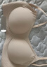 蕉内5系内衣女士收副乳聚拢小胸果冻条软支撑无钢圈防卷边无痕文胸罩 茶肤 M （70C/75A/75B） 实拍图