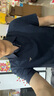 七匹狼[液氨科技]短袖T恤男款夏季纯棉冰爽凉感圆领t打底衫男装纯色衣服 藏青-水柔棉 L 170/88A 实拍图