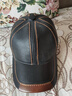 啄木鸟  帽子男冬头层牛皮老人棒球帽真皮男士真皮鸭舌帽保暖中老年帽 头层牛皮黑色 实拍图