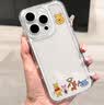 英恺达 适用苹果16Pro手机壳新年iphone16Pro保护套全包防摔男女款创意保护壳透明彩绘W尼熊 实拍图