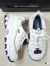 斯凯奇（Skechers）小白熊女士休闲鞋秋季厚底百搭运动软底老爹鞋99999863 白色/海军蓝色/WNV 39.5 尺码偏大,建议选小半码 实拍图