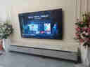 凤枭加厚岩板电视柜家用客厅电视柜落地现代简约电视柜茶几组合套装 灰柜+雪山白岩板 1.2米电视柜 实拍图