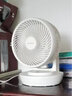 amadana桌面3D空气循环扇磁吸式全功能遥控电风扇清新空气节能左右上下全自动摆头日系机身设计A-FC013DR 富士白 实拍图