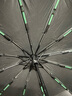 美度（MAYDU）雨伞全自动雨伞大号加固加厚结实防风折叠伞黑胶晴雨伞M3066墨绿 实拍图