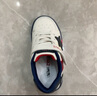 泰兰尼斯闪灯鞋春季儿童运动鞋女童软底发光鞋男童时尚板鞋 白/蓝/红 28码 实拍图